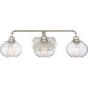 Trilogy 3-Light Bath Vanity in Brushed Nickel