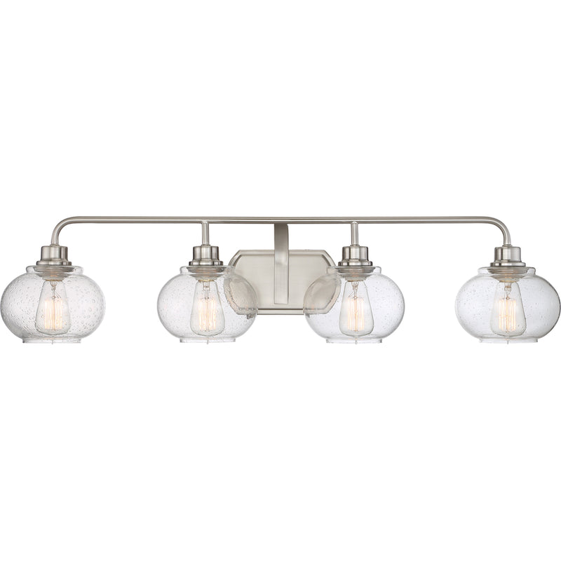 Trilogy 4-Light Bath Vanity in Brushed Nickel