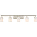 Taylor 5-Light Bath Vanity in Brushed Nickel