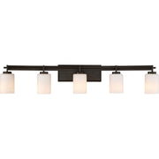 Taylor 5-Light Bath Vanity in Western Bronze