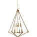 Viewpoint 8-Light Pendant in Weathered Brass