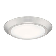 Verge LED Flush Mount in Brushed Nickel