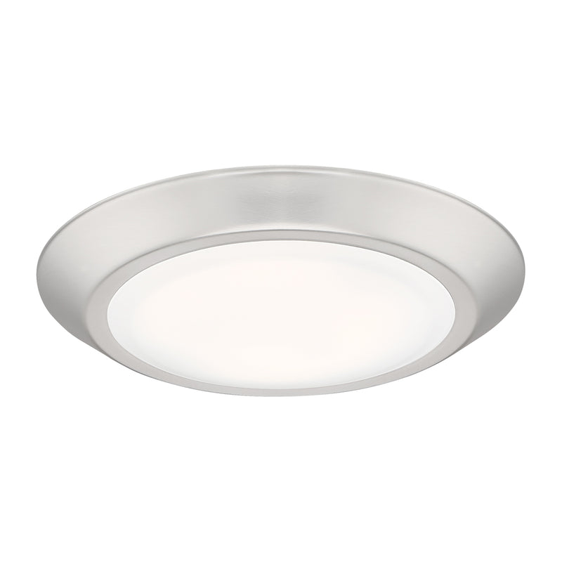 Verge LED Flush Mount in Brushed Nickel