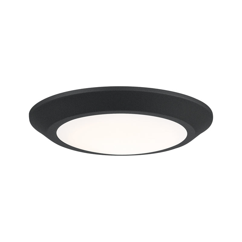 Verge LED Flush Mount in Earth Black