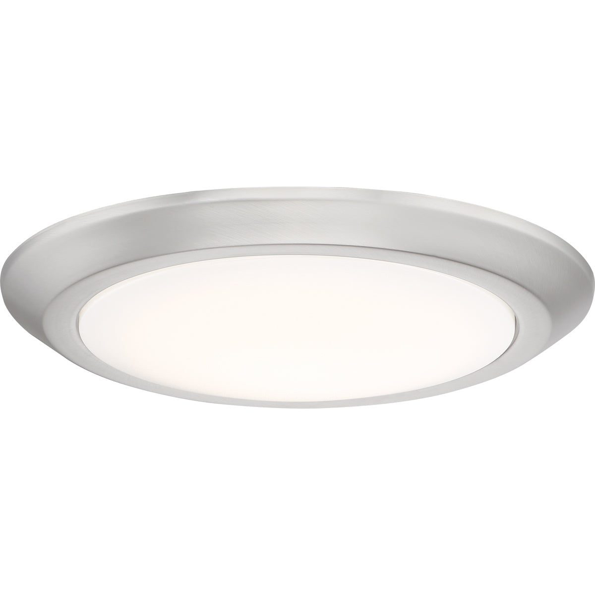 Verge LED Flush Mount in Brushed Nickel