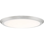 Verge LED Flush Mount in Brushed Nickel