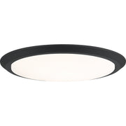 Verge LED Flush Mount in Earth Black