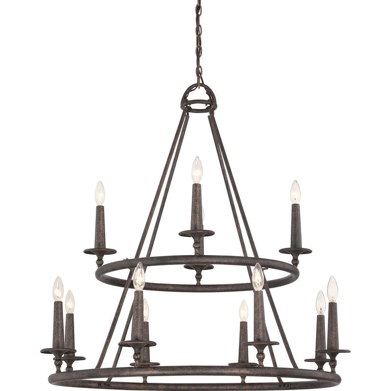 Voyager 12-Light Chandelier in Malaga