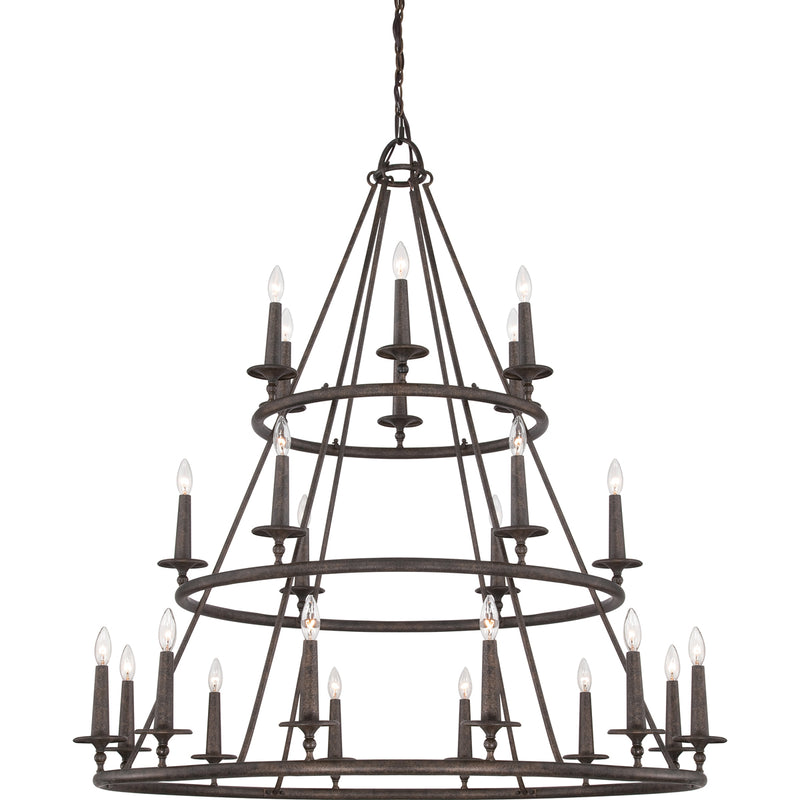 Voyager 24-Light Chandelier in Malaga