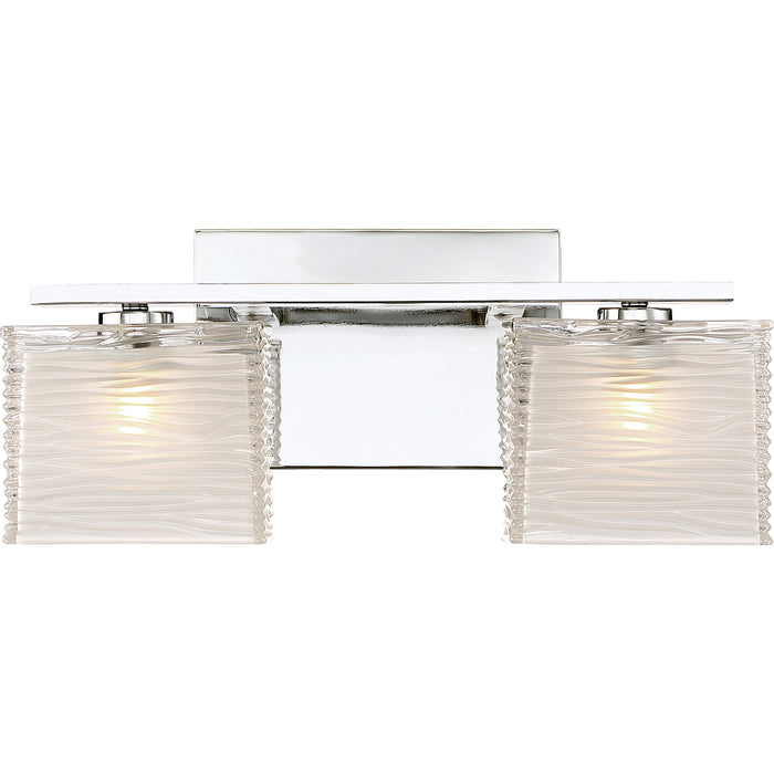 Westcap 2-Light Bath Vanity in Polished Chrome