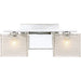 Westcap 2-Light Bath Vanity in Polished Chrome