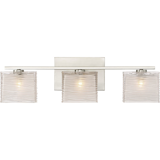 Westcap 3-Light Bath Vanity in Brushed Nickel