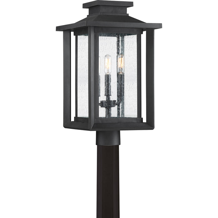 Wakefield 3-Light Outdoor Lantern in Earth Black