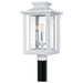 Wakefield 3-Light Outdoor Post Mount in White Lustre