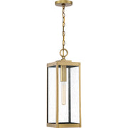 Westover 1-Light Outdoor Lantern in Antique Brass