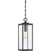 Westover 1-Light Outdoor Lantern in Earth Black