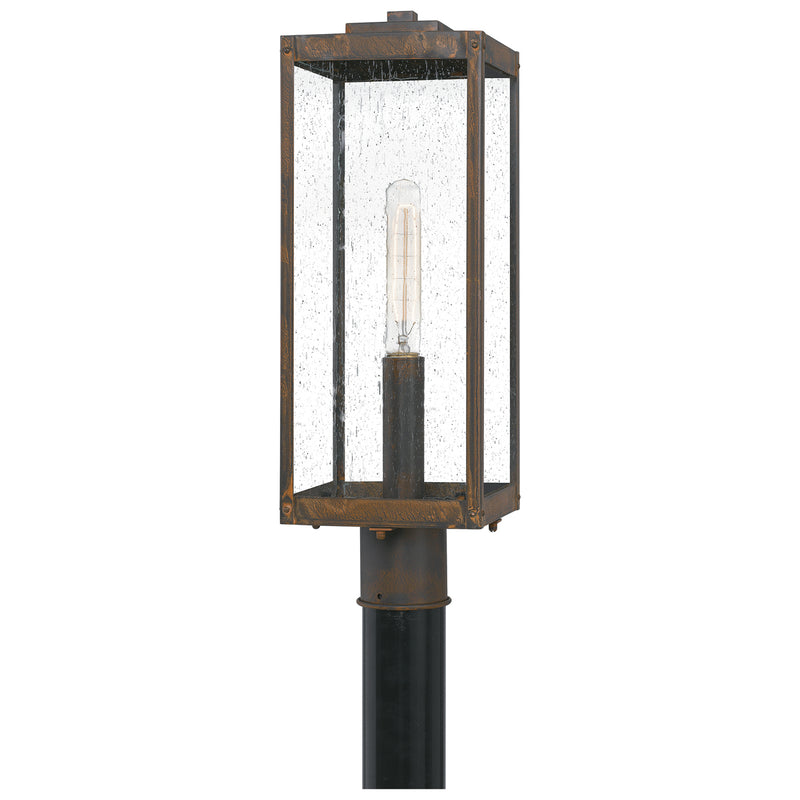 Westover 1-Light Outdoor Post Mount in Industrial Bronze