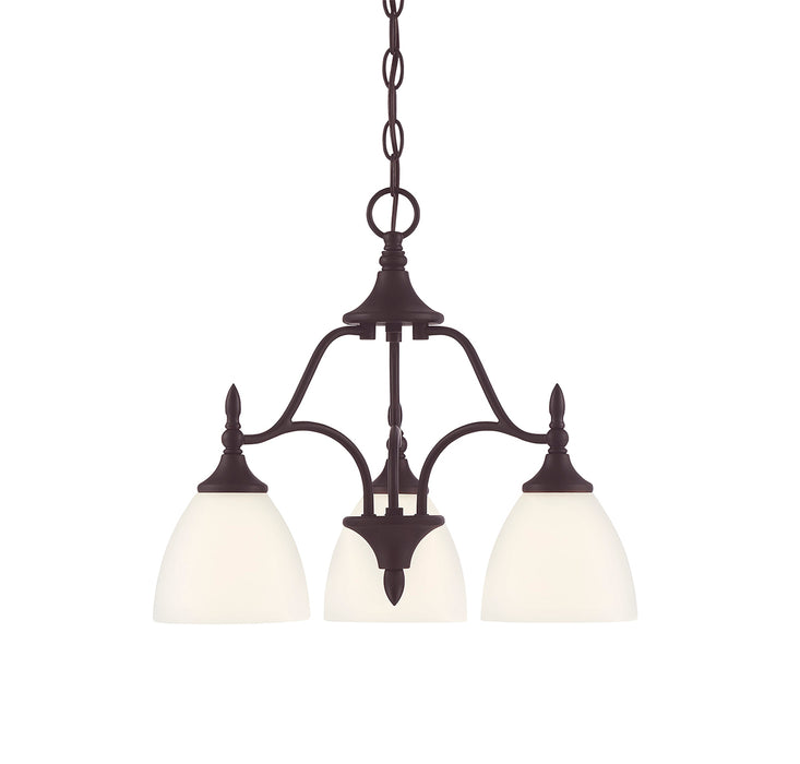 Herndon 3-Light Chandelier in English Bronze