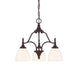 Herndon 3-Light Chandelier in English Bronze