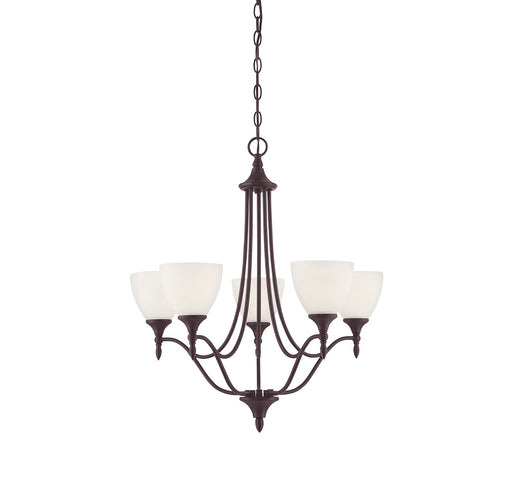 Herndon 5-Light Chandelier in English Bronze