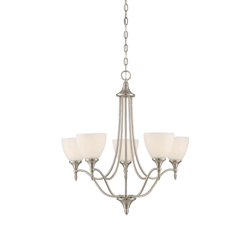 Herndon 5-Light Chandelier in Satin Nickel