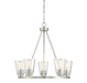 Calhoun 5-Light Chandelier in Satin Nickel