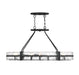 Hudson 10-Light Chandelier in Matte Black
