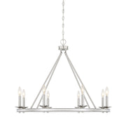 Middleton 8-Light Chandelier in Satin Nickel