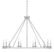 Middleton 10-Light Chandelier in Polished Nickel