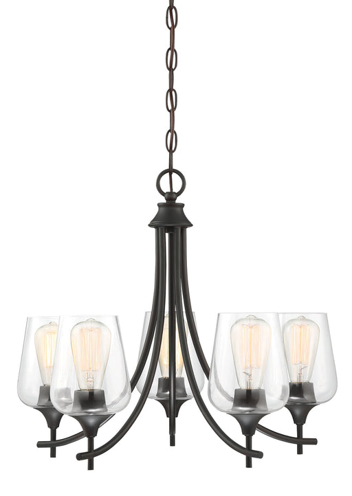 Octave 5-Light Chandelier in English Bronze