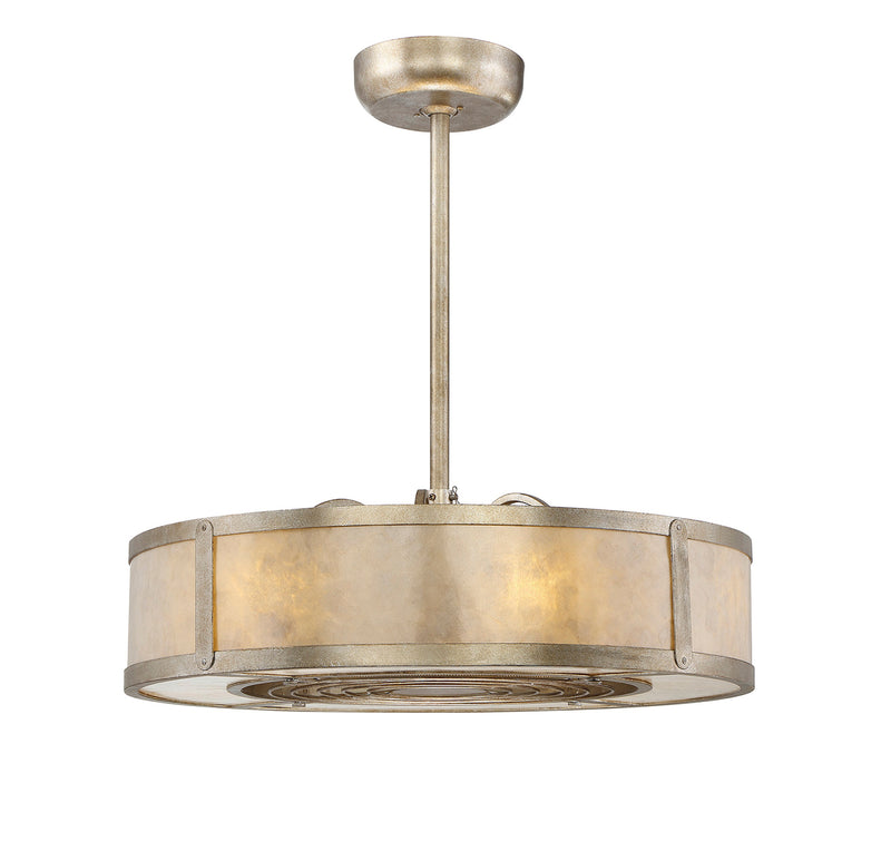 Vireo 6-Light Fan D'lier in Silver Dust