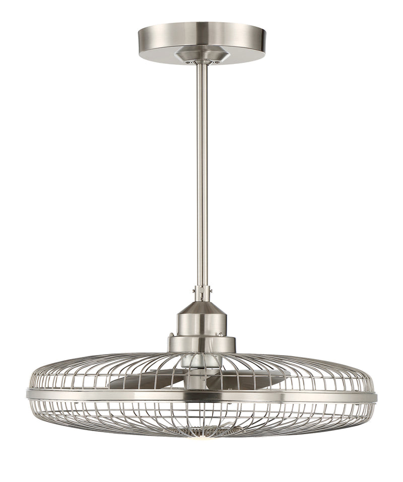 Wetherby 1-Light Fan D'lier in Satin Nickel