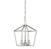 Townsend 3-Light Foyer in Polished Nickel