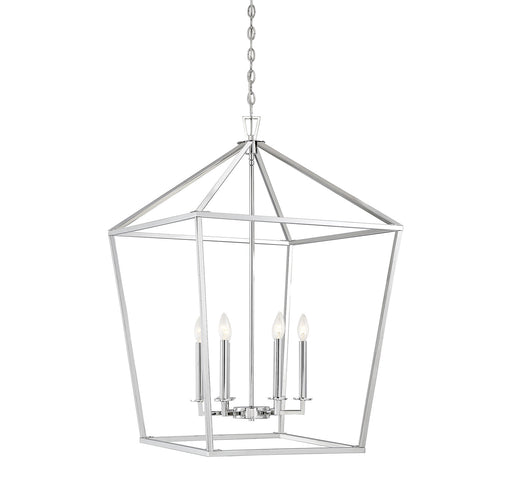 Townsend 6-Light Foyer in Polished Nickel