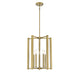 Benson 5-Light Pendant in Warm Brass