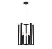 Benson 5-Light Pendant in Matte Black