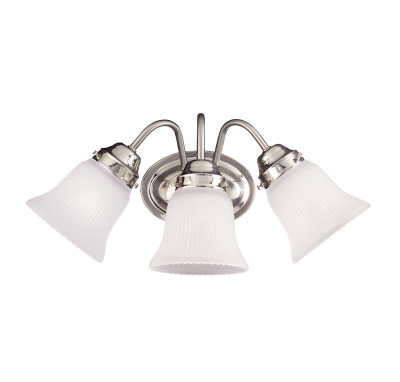 Brighton 3-Light Bath Vanity in Satin Nickel