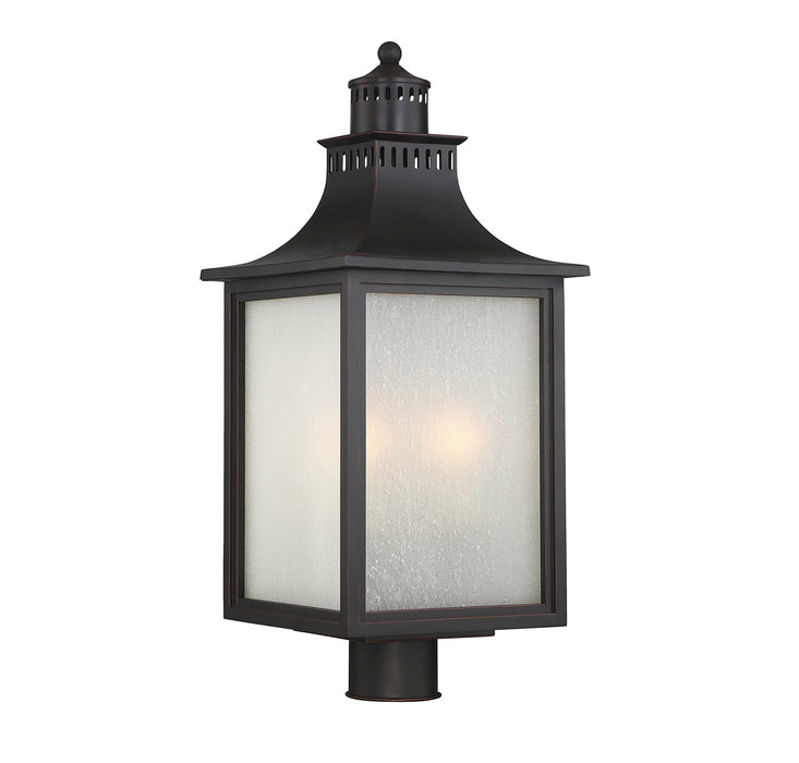 Monte Grande 3-Light Outdoor Post Lantern in English Bronze