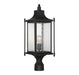 Dunnmore 1-Light Outdoor Post Lantern in Black