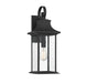 Hancock 1-Light Outdoor Sconce in Matte Black