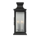 Brooke 2-Light Outdoor Wall Lantern in Black