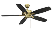 Windstar 52" Ceiling Fan in Estate Brass