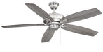 Windstar 52" Ceiling Fan in Brushed Pewter