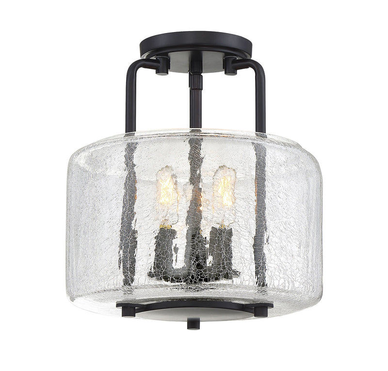 Avalon 3-Light Semi-Flush in English Bronze