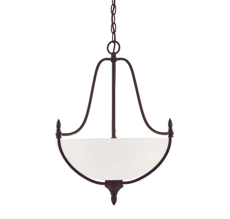 Herndon 3-Light Pendant in English Bronze