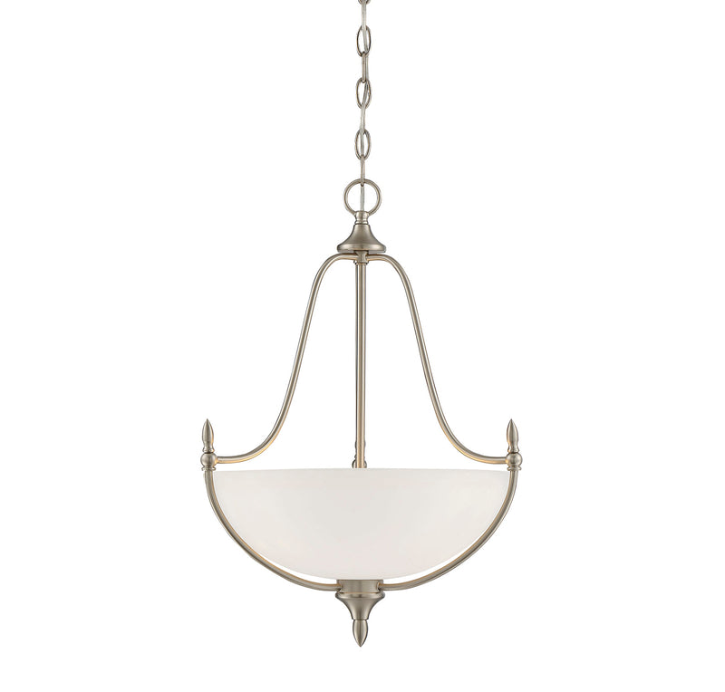 Herndon 3-Light Pendant in Satin Nickel