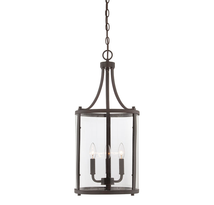 Penrose 3-Light Foyer in English Bronze