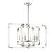 Rotterdam 6-Light Pendant in Polished Nickel