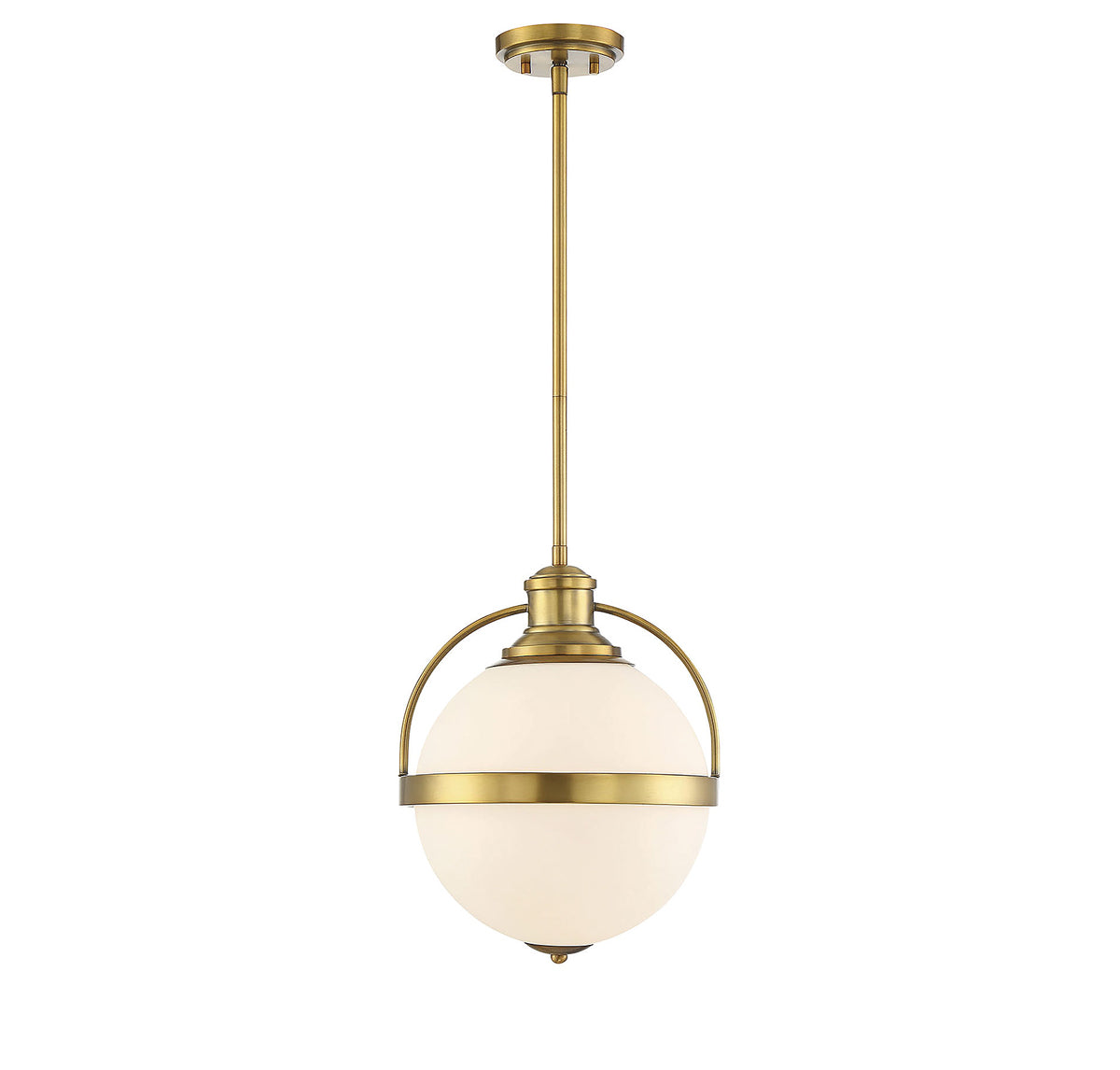 Westbourne 1-Light Pendant in Warm Brass