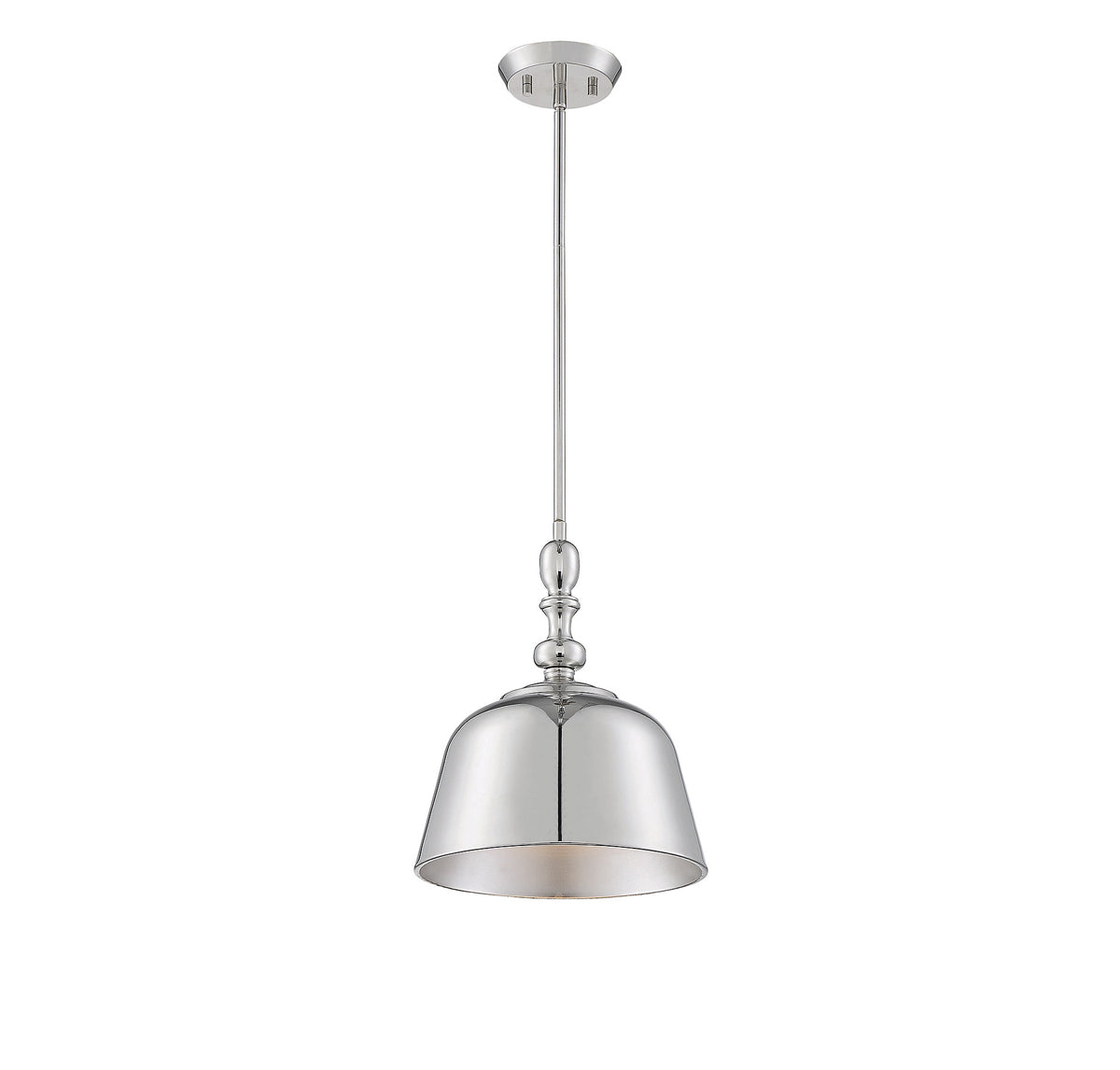 Berg 1-Light Pendant in Polished Nickel